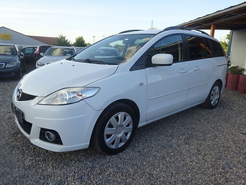 Weiß Gebraucht 2008 Mazda 5 Exclusive Van / Kleinbus | 900 € (Superpreis) - Bild 1/4