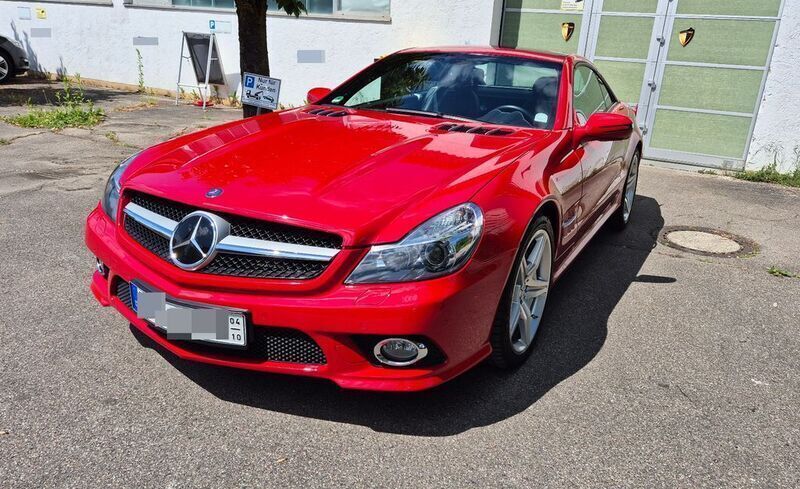 Rot Gebraucht 2008 Mercedes SL500 Cabrio | 32.500 € (Superpreis) - Bild 1/4