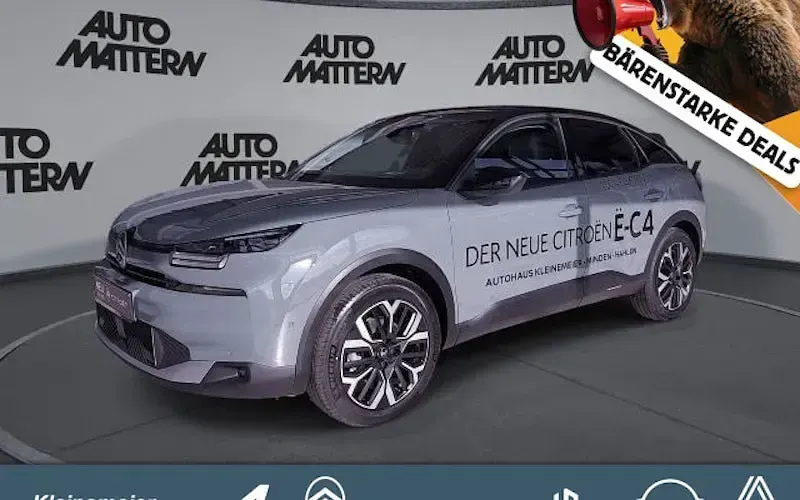 Ny Citroën e-C4 114 kW (156 HK) 2025 Grøn Sedan