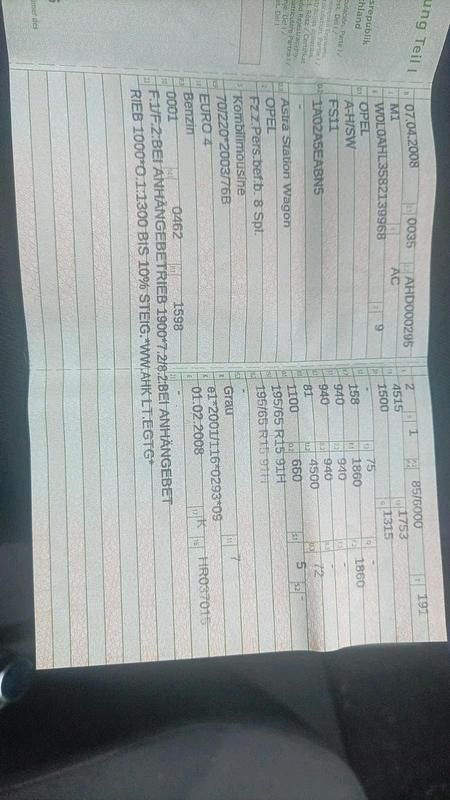 Gebraucht Opel Astra 115 PS (84 kW) 2008 Kombi