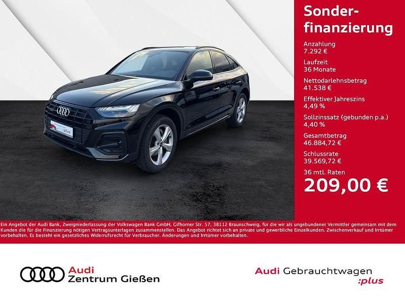 Schwarz Gebraucht 2025 Audi Q5 Sportback Advanced SUV | 48.830 € (Fairer Preis) - Bild 1/4