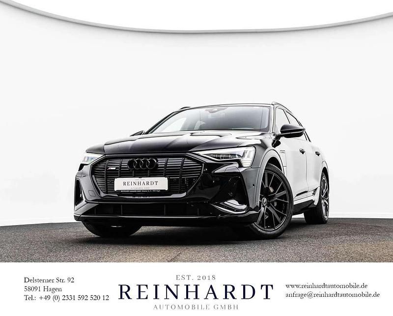 Mythosschwarz metallic Gebraucht 2022 Audi e-tron S-Line SUV | 33.425 € (Fairer Preis) - Bild 1/3