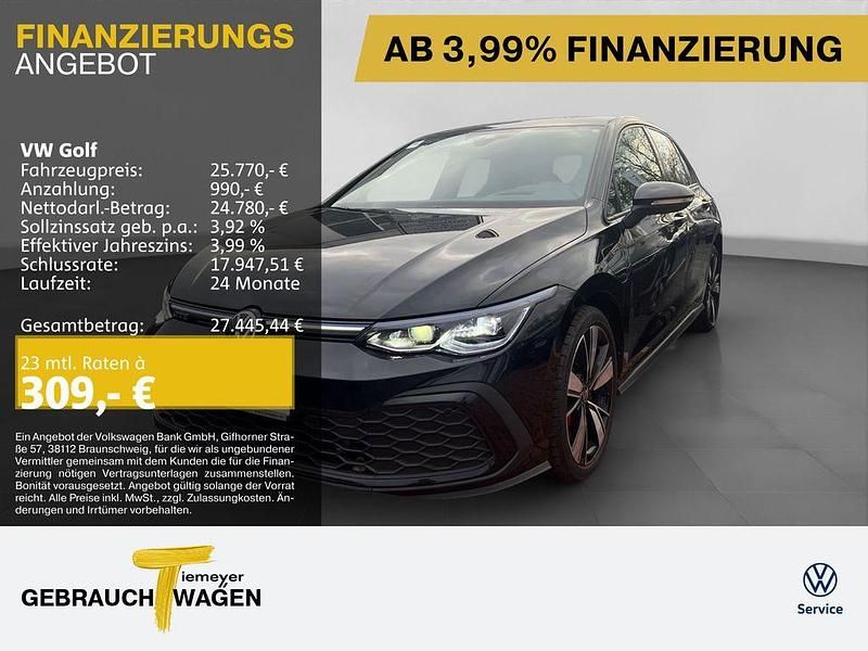 Schwarz Gebraucht 2022 VW Golf GTE Limousine | 24.940 € (Fairer Preis) - Bild 1/4