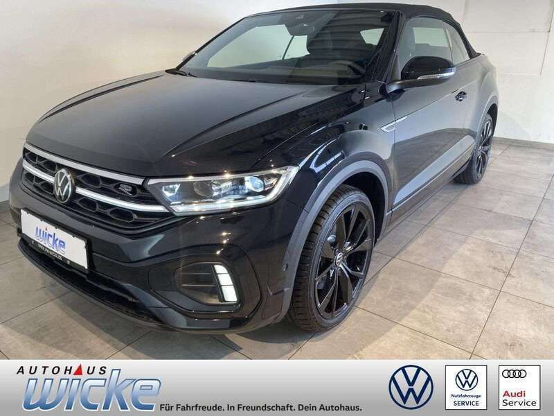 Schwarz Neu 2025 VW T-Roc Cabriolet R-line Cabrio | 47.380 € (Fairer Preis) - Bild 1/4