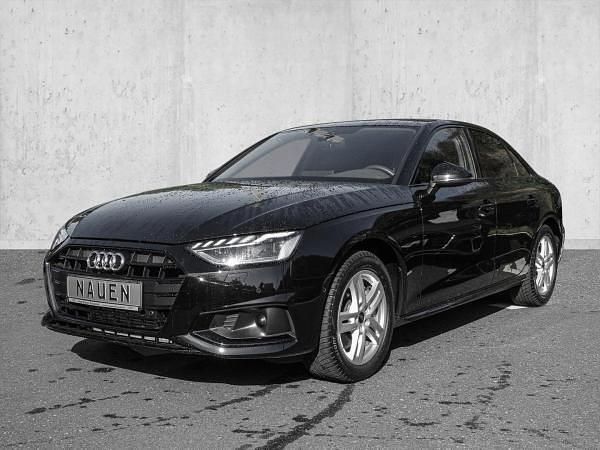 Schwarz (mythosschwarz) Gebraucht 2025 Audi A4 Ambiente Limousine | 37.890 € (Fairer Preis) - Bild 1/4