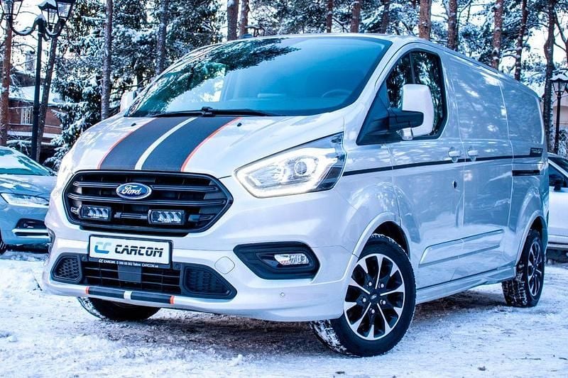 Gebraucht Ford Transit Custom Sport 170 PS (125 kW) 2023 Silber Van / Kleinbus