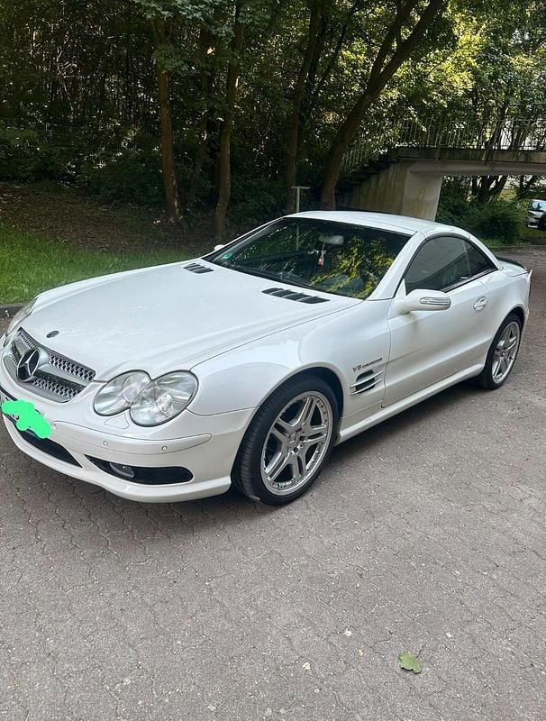 Weiß Gebraucht 2004 Mercedes SL55 AMG AMG Cabrio | 20.000 € - Bild 1/4