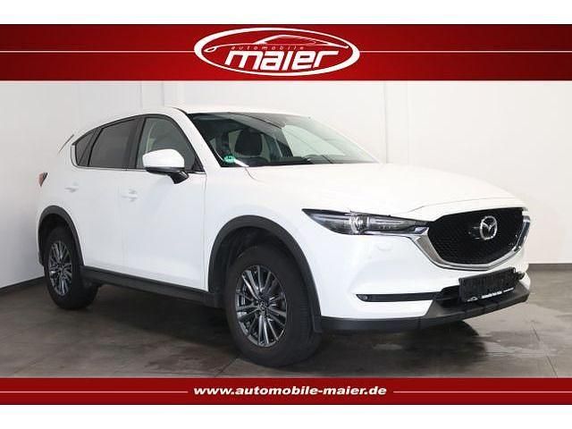 Snowflake white pearl Gebraucht 2018 Mazda CX-5 Exclusive-Line SUV | 19.300 € (Guter Preis) - Bild 1/4