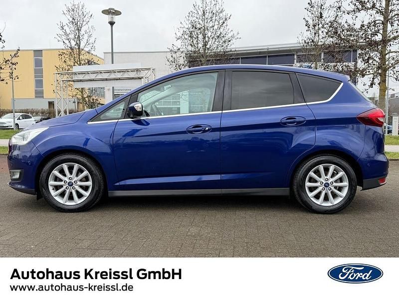 Gebraucht Ford C-MAX Titanium 125 PS (91 kW) 2017 Blau Van / Kleinbus