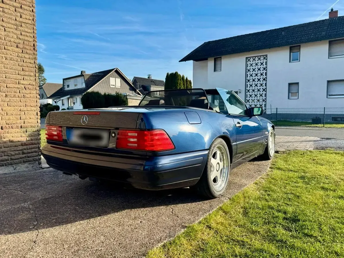 Gebraucht Mercedes SL320 224 PS (164 kW) 1997 Blau Cabrio
