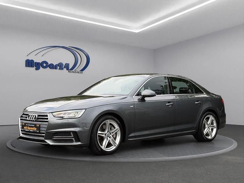 Grau Gebraucht 2016 Audi A4 S-Line Limousine | 22.499 € (Fairer Preis) - Bild 1/4