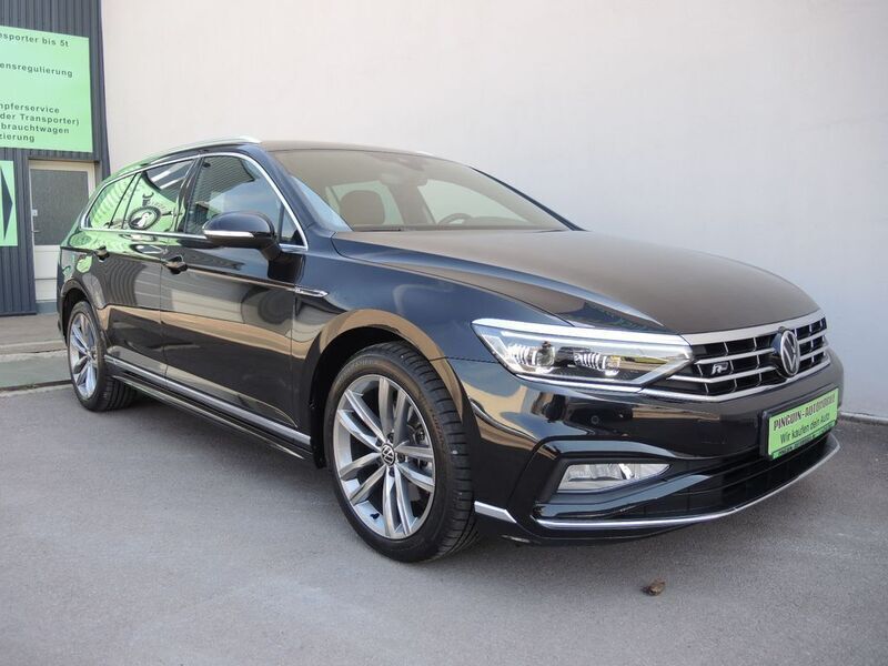 Schwarz metallic Gebraucht 2021 VW Passat R-line Kombi | 31.950 € (Fairer Preis) - Bild 1/3