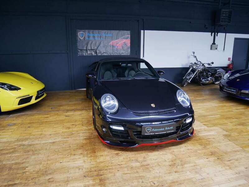Basaltschwarz Gebraucht 2009 Porsche 997 Turbo Sport Cabrio | 119.990 € - Bild 1/4