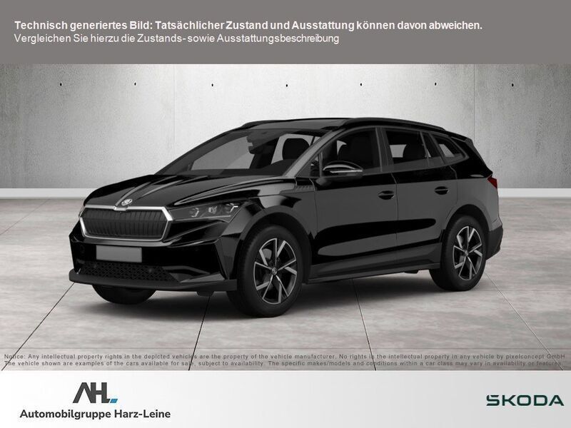 Schwarz Gebraucht 2021 Skoda Enyaq iV First Edition SUV | 34.883 € (Fairer Preis) - Bild 1/4