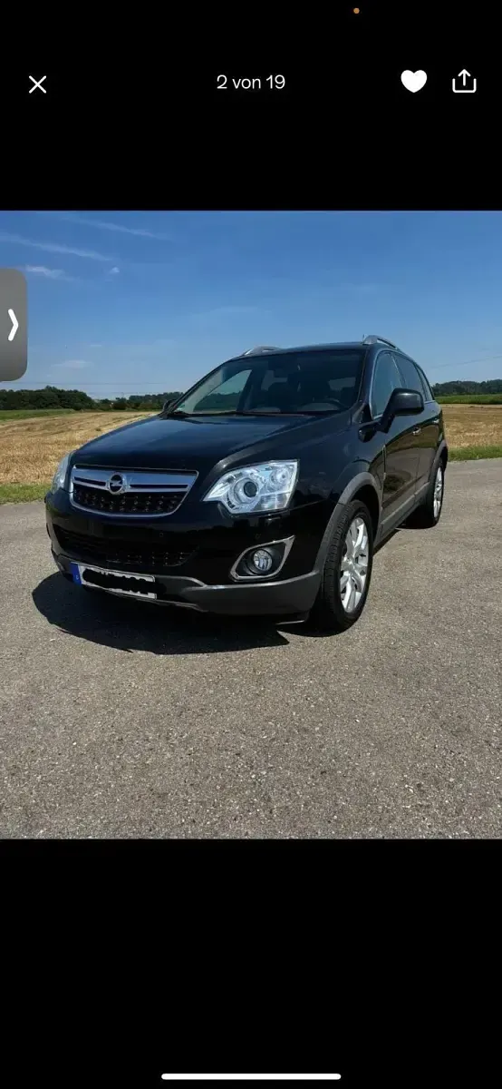 Second-hand Opel Antara 184 CP (135 kW) 2012 Negru SUV