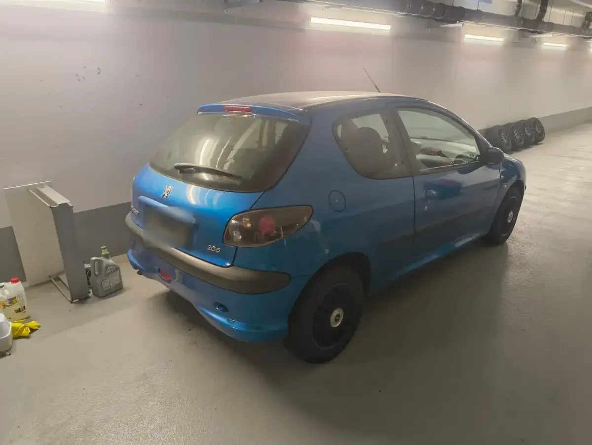 Gebraucht Peugeot 206 88 PS (64 kW) 2004 Blau Kleinwagen