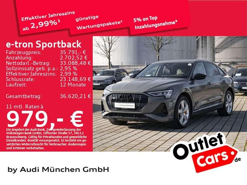 Chronosgrau metallic Gebraucht 2022 Audi e-tron S-Line SUV | 35.791 € (Fairer Preis) - Bild 1/1