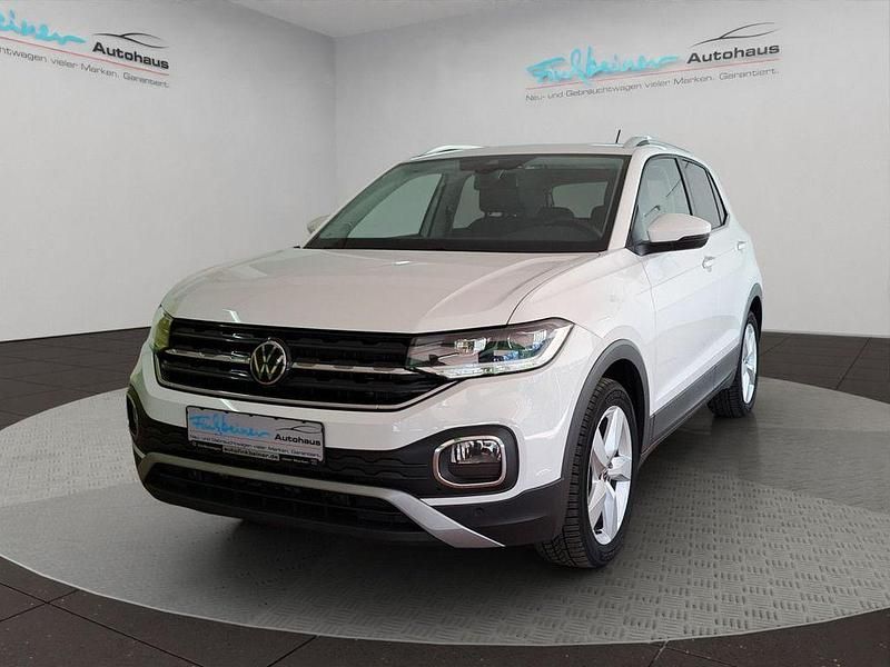 Gebraucht VW T-Cross Style 110 PS (80 kW) 2021 Pure white (weiß), uni SUV