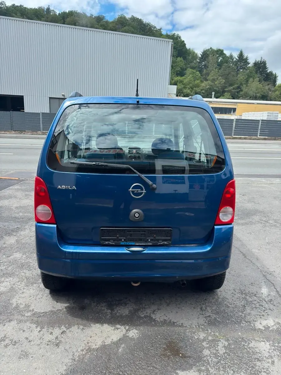 Gebraucht Opel Agila 59 PS (43 kW) 2003 Blau Van / Kleinbus