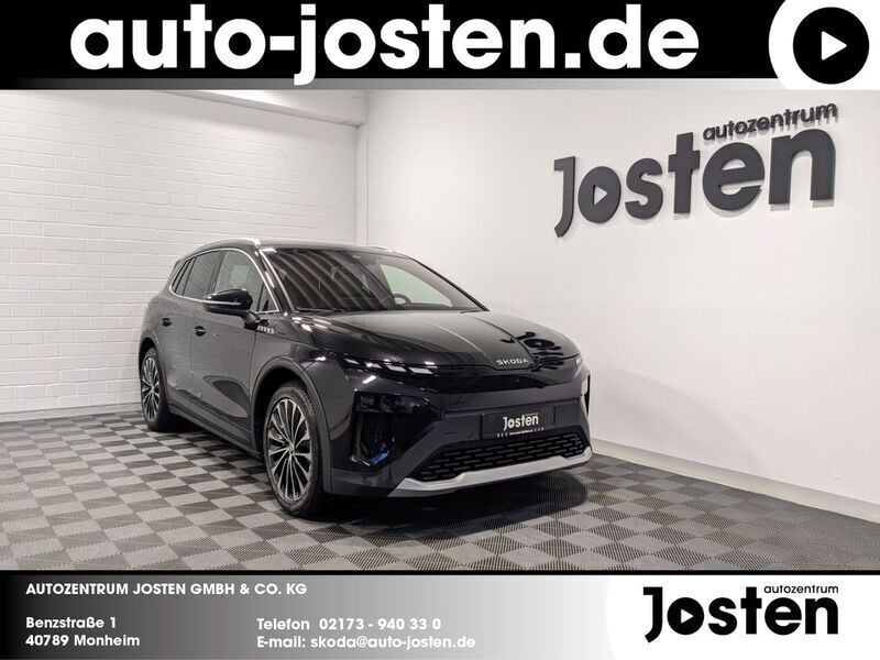 Schwarz (blackmagic perleffekt (schwarz)) Gebraucht 2025 Skoda Elroq Lodge SUV | 45.450 € (Fairer Preis) - Bild 1/4