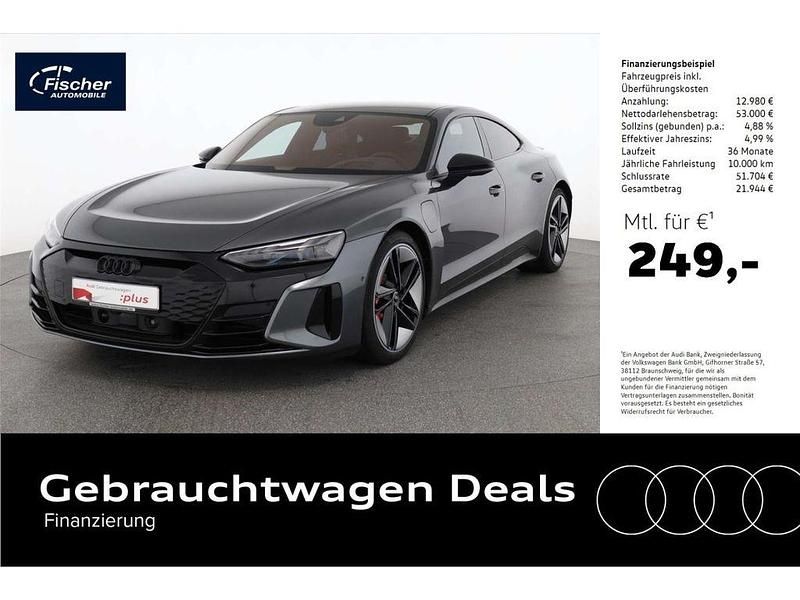 Grau Gebraucht 2022 Audi RS e-tron GT Sport Limousine | 75.980 € (Etwas zu teuer) - Bild 1/4