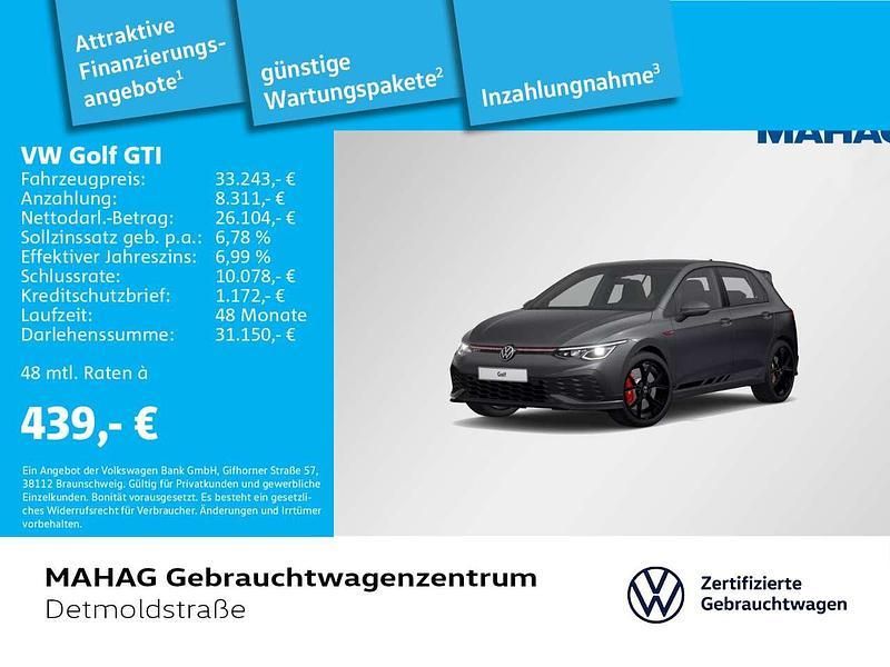 Delfingrau metallic Gebraucht 2023 VW Golf VIII GTI Clubsport Limousine | 33.243 € (Guter Preis) - Bild 1/2