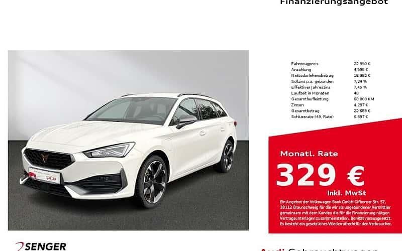 Weiß Gebraucht 2022 Cupra Leon Kombi | 22.990 € (Fairer Preis) - Bild 1/4