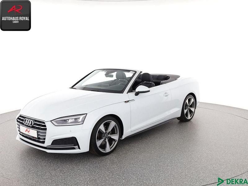 Gletscherweiß Gebraucht 2019 Audi A5 Cabriolet S-Line Cabrio | 32.480 € (Fairer Preis) - Bild 1/4