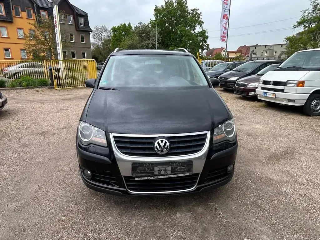 Gebraucht VW Touran Cross 105 PS (77 kW) 2007 Schwarz Van / Kleinbus