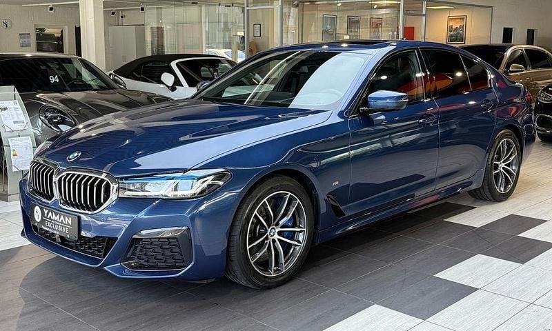 Blau Gebraucht 2021 BMW 530 M Sport Limousine | 42.750 € (Fairer Preis) - Bild 1/4