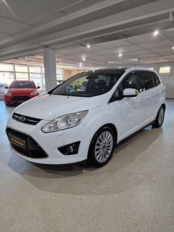 Weiß Gebraucht 2012 Ford Grand C-Max Titanium Van / Kleinbus | 6.985 € (Fairer Preis) - Bild 1/4
