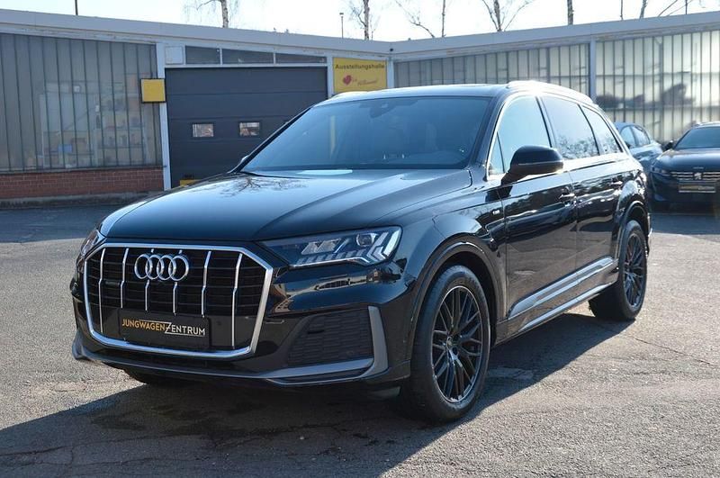 Schwarz Gebraucht 2021 Audi Q7 S-Line SUV | 48.900 € (Guter Preis) - Bild 1/4