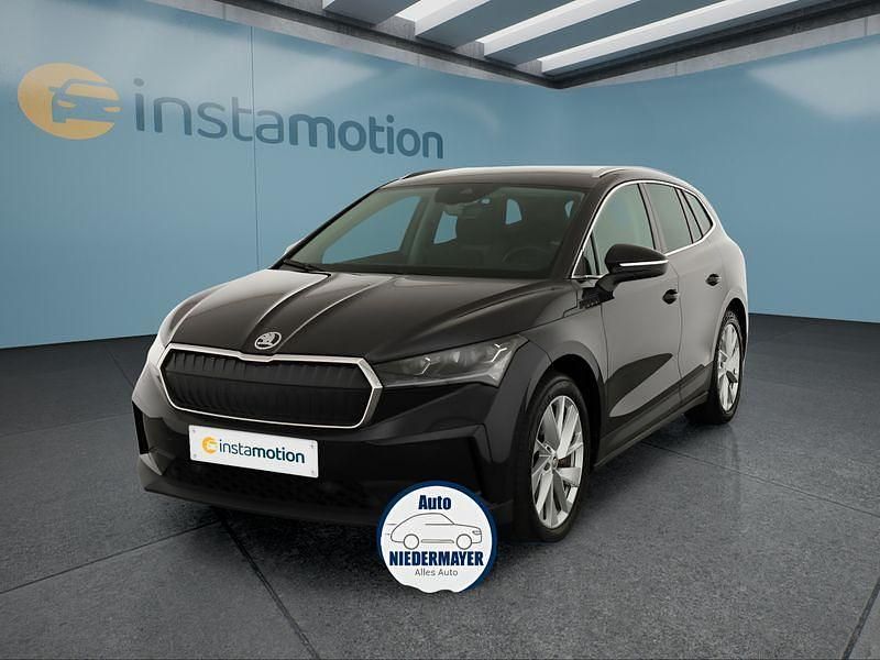 Schwarz Gebraucht 2021 Skoda Enyaq iV SUV | 25.599 € (Etwas zu teuer) - Bild 1/4