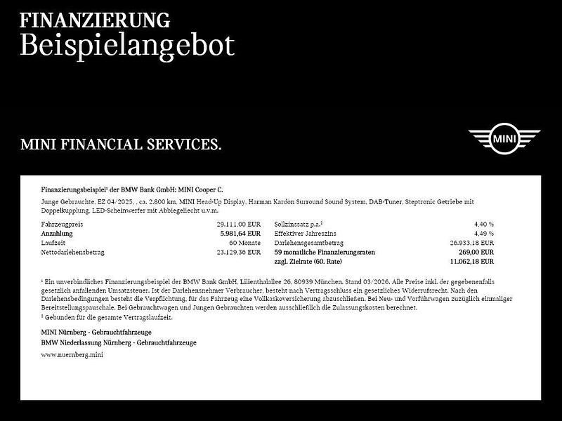 Gebraucht Mini Cooper Favoured 156 PS (114 kW) 2025 Grün Kleinwagen