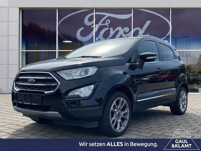 Iridiumschwarz metallic (metallic) Gebraucht 2018 Ford Ecosport Titanium SUV | 13.945 € (Fairer Preis) - Bild 1/4