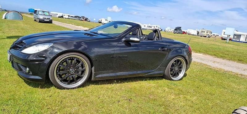 Gebraucht Mercedes SLK350 272 PS (200 kW) 2005 Schwarz Cabrio