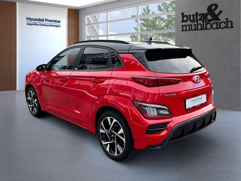 Gebraucht Hyundai Kona N Line 120 PS (88 kW) 2021 Ignite flame / phantom black r SUV