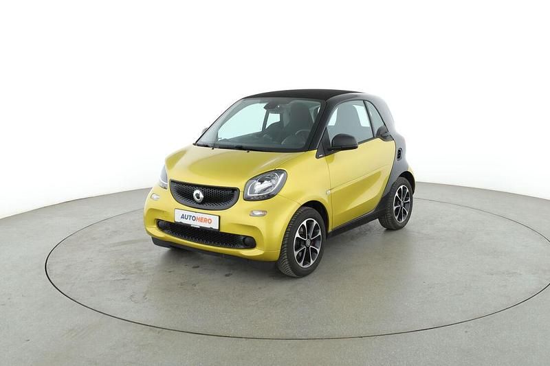 Gelb Gebraucht 2017 Smart ForTwo Coupé Passion Kleinwagen | 9.090 € (Superpreis) - Bild 1/3
