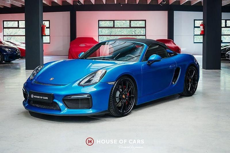 Gebraucht Porsche Boxster Spyder 375 PS (275 kW) 2016 Blau Cabrio
