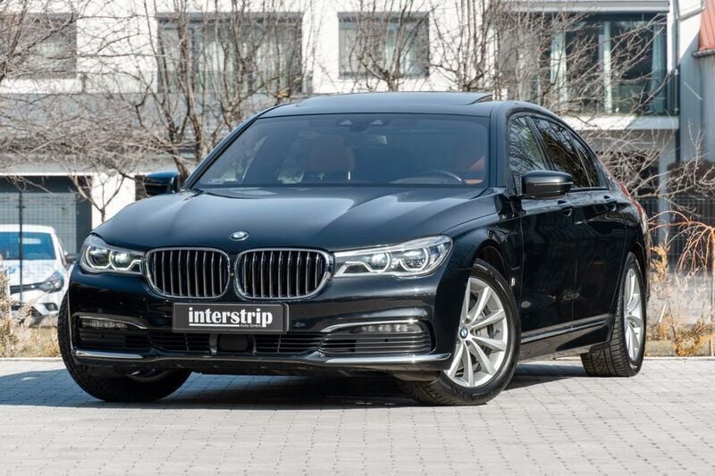 Schwarz Gebraucht 2018 BMW 740 Executive Limousine | 26.990 € (Fairer Preis) - Bild 1/4
