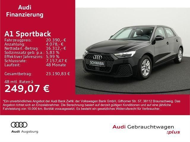 Schwarz Gebraucht 2022 Audi A1 Sportback Kleinwagen | 20.390 € (Fairer Preis) - Bild 1/4