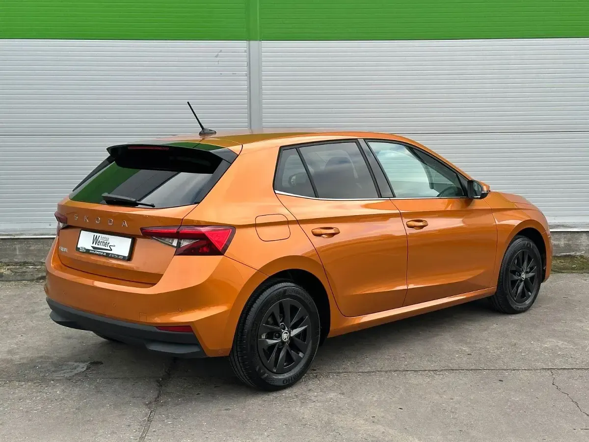 Gebraucht Skoda Fabia Selection 116 PS (85 kW) 2024 Orange Kleinwagen