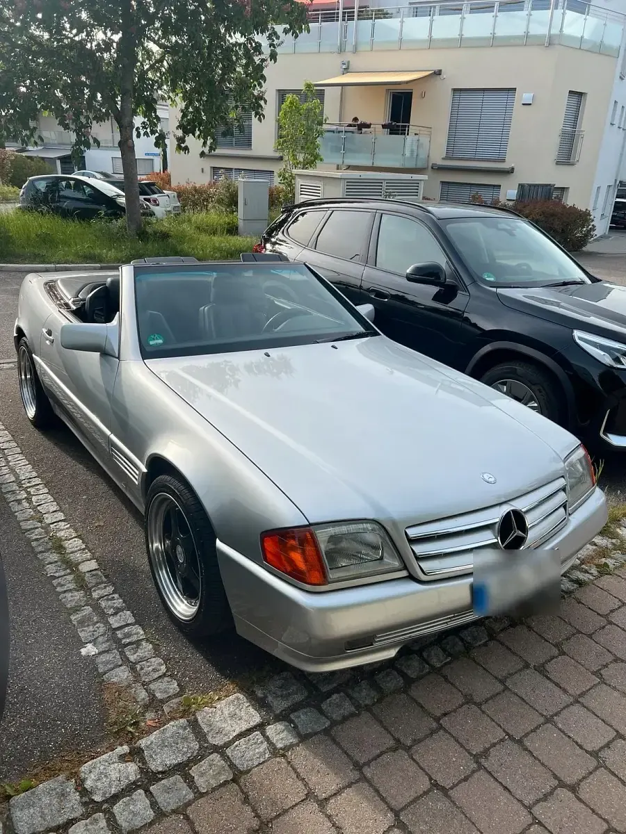 Gebraucht Mercedes SL320 231 PS (169 kW) 1994 Silber Cabrio