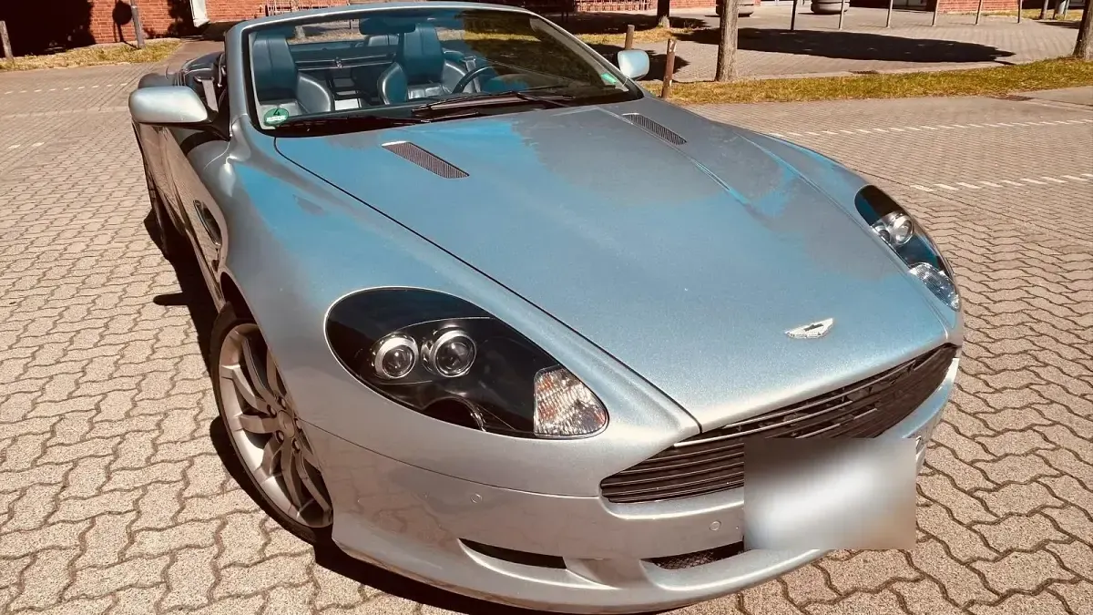Gebraucht Aston Martin DB9 457 PS (336 kW) 2007 Silber Cabrio
