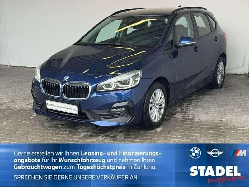 Gebraucht BMW 218 Active Tourer Advantage 140 PS (102 kW) 2020 Mediterranblau metallic Van / Kleinbus