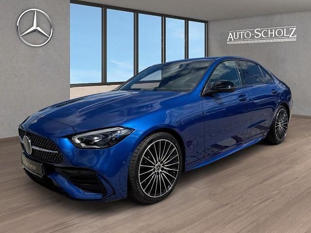 Blau Gebraucht 2024 Mercedes C300 AMG Limousine | 46.568 € (Guter Preis) - Bild 1/4