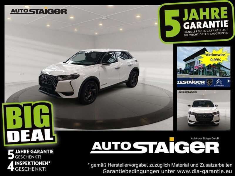 Lack weiss banquise/typ aussenverkl Gebraucht 2022 DS Automobiles DS3 Crossback E-Tense Performance Line Plus SUV | 17.599 € (Guter Preis) - Bild 1/3