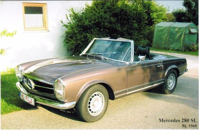 Braun Gebraucht 1968 Mercedes SL280 Cabrio | 135.000 € - Bild 1/1