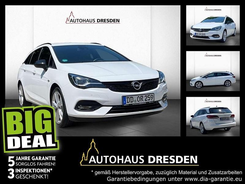 Schneeweiss Gebraucht 2021 Opel Astra Kombi | 16.490 € (Fairer Preis) - Bild 1/4