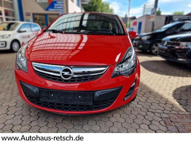 Gebraucht Opel Corsa Active 87 PS (63 kW) 2013 Rot Kleinwagen